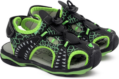 

KITTENS Boys Velcro Sports Sandals(Black