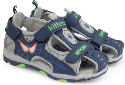 

KITTENS Boys Velcro Sports Sandals(Blue, Royal