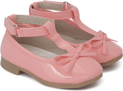 

KITTENS Girls Velcro Ballerinas(Pink