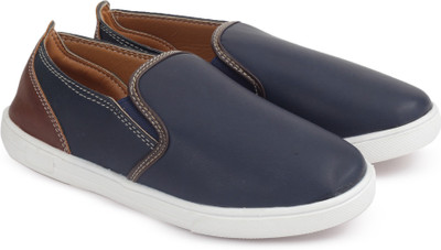 

KITTENS Boys Slip on Moccasins(Blue, Navy