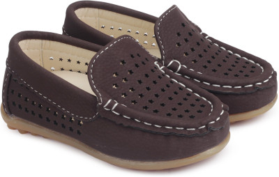 

KITTENS Boys Slip on Loafers(Brown