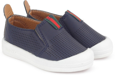 

KITTENS Boys Slip on Moccasins(Blue, Navy