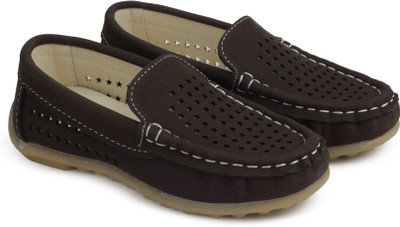 

KITTENS Boys Slip on Loafers(Brown