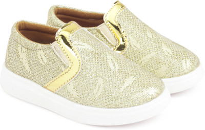 

KITTENS Girls Slip on Casual Boots(Gold