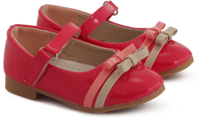 

KITTENS Girls Velcro Ballerinas(Pink, Fuschia