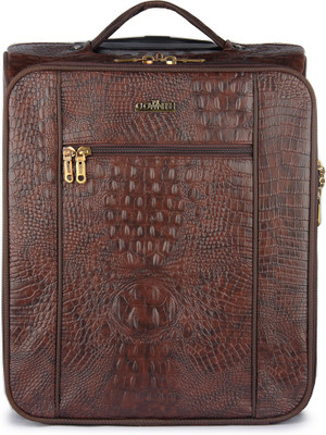 

The Clownfish 17 inch Trolley Laptop Strolley Bag(Brown)