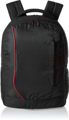 

FighterBulls 15.6 inch Expandable Laptop Backpack(Red), Black