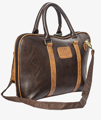 

Pranjals House 16 inch Expandable Laptop Messenger Bag(Brown)
