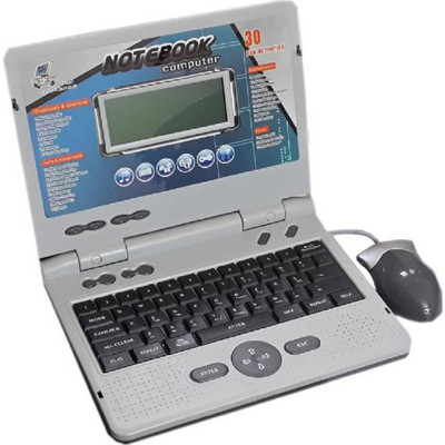 

Supash™ 30 Activities Rechargeable Notebook Laptop With Mouse For Kids (Multicolor)(Multicolor)