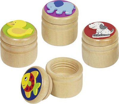 

Goki Milk teeth box, elephant, duck, fish, dog(Multicolor)