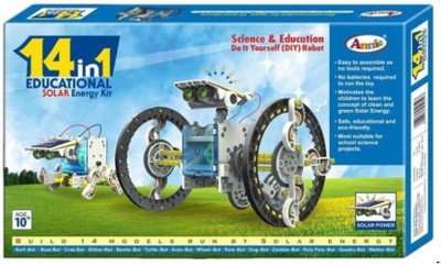 

Variety Gift Centre 14 in 1 Educational Robot Solar Energy Kit(Multicolor)