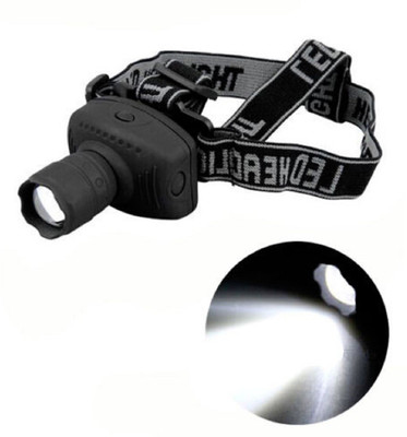 

VibeX ™ New 3w Led Headlamp Torch Headlight Head Light Zoomable Lamp Flashlight Camping LED Headlamp(Black), Multicolor