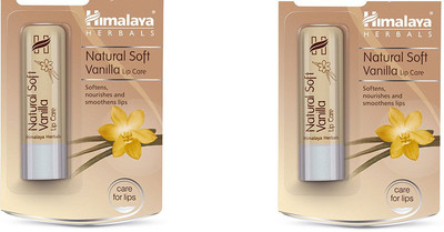 Himalaya Natural Soft Lip Care Vanilla(Pack of: 2, 9 g)