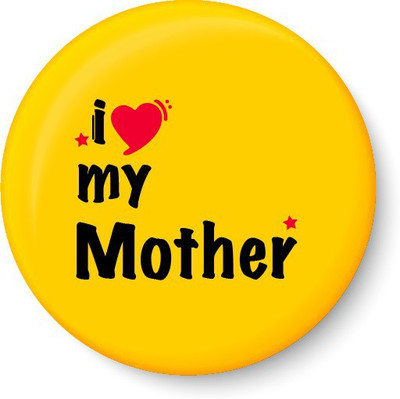 

Peacockride I Love My Mother Fridge Magnet Pack of 1(Multicolor)