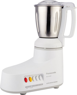 Panasonic MX-AC300S-H 550-Watt 3-Jar Super Mixer Grinder (Grey) 550 Mixer Grinder(Grey, 3 Jars) available at flipkart for Rs.4099