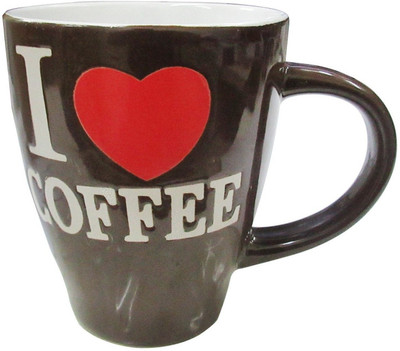 

Megalite Hotgs Friend Emotions Ceramic (200 ml) Ceramic Mug(200 ml), Brown