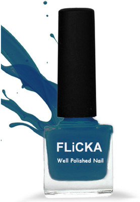 

FLiCKA Nail Paint Matt Opal Blue Shade 24