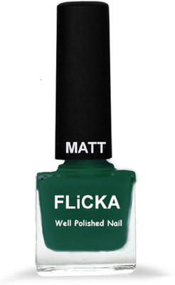 

FLiCKA Nail Paint Matt Green Apple Shade 26