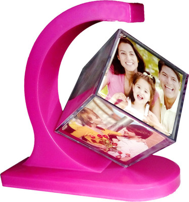

RAINBOW PRINTS AND GIFTS Acrylic Photo Frame(Pink, 6 Photos)