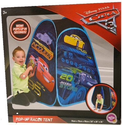 

Disney Pixar Cars 3 Pop-Up Racer Children's Play Tent(Multicolor)
