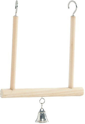 

Pets Empire Wooden Bird Swing with Bell, 10 x 11 cm birds toys Wood Ball For Bird