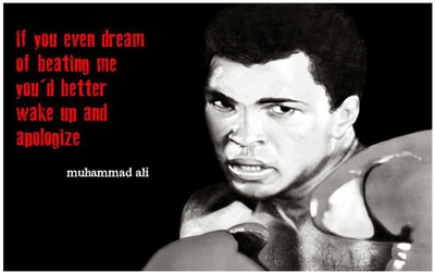 

Muhammad Ali Motivational and Inspirational Poster for Room Paper Print(12 inch X 18 inch, Rolled)