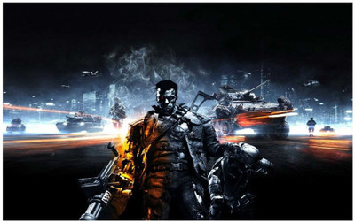 

Arnold Predator Terminator Movie Poster Paper Print(12 inch X 18 inch, Rolled)
