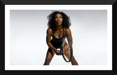 

Spirit Of Sports - Tennis Poster - Serena Williams Poster - Legend Of Tennis - Premium Quality Framed Poster Paper Print(17 inch X 12 inch, Framed Poster)