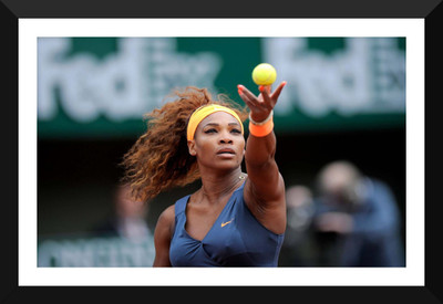 

Spirit Of Sports - Tennis Poster - Serena Williams Poster - Legend Of Tennis - Premium Quality Framed Poster Paper Print(17 inch X 12 inch, Framed Poster)