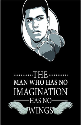 

Muhammad Ali Motivational and Inspirational Poster for Room Paper Print(18 inch X 12 inch, Rolled)