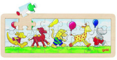 

Goki Puzzle, animal parade(24 Pieces)