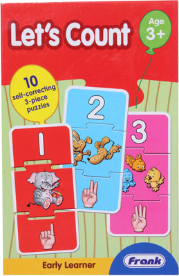 Frank LET'S COUNT Easy Learner Puzzle(10 Pieces)