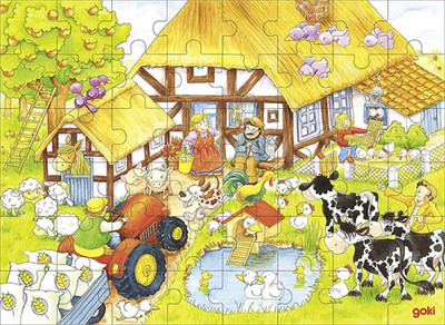 

Goki Puzzle Granny's and Granddad's farm(48 Pieces)