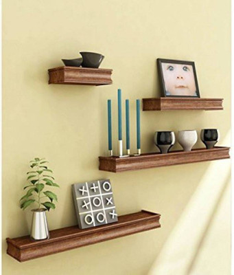 

SG Nice MDF Wall Shelf(Number of Shelves - 4, Brown)