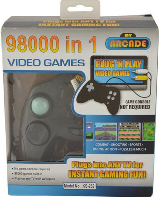 

Afasi My Arcade 98000 Games in 1 video game (Black)(Black)