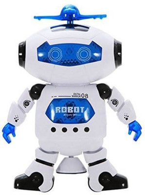 

BASAVA 360 degrees Naughty Digital Dancing Robot with 3D Lights(malti)