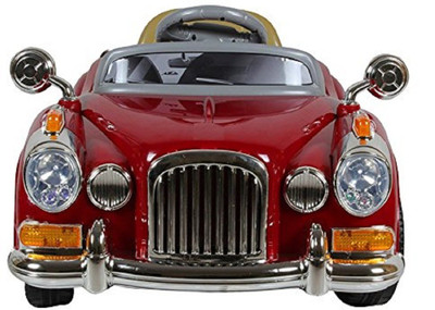 

RIANZ Kids ride on Vintage style car with remote control (Red)(Black)