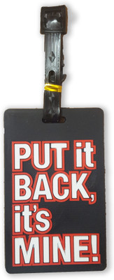 

SSEmp Stylish, Fancy and eye-catchy Luggage Tag(Black)