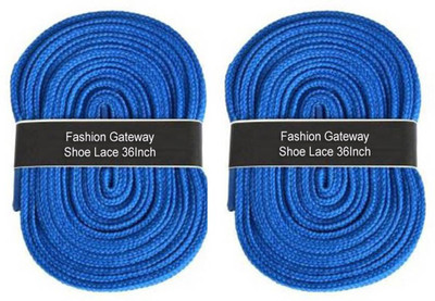 Fashion Gateway 36 Inch Sports Shoe Cotton SL09 Shoe Lace(Blue Set of 2) available at flipkart for Rs.169