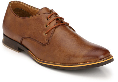 

Footlodge Party wear Formal Shoes Derby For Men(Brown