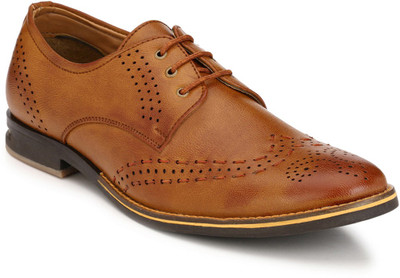 

Footlodge Party wear Formal Shoes Corporate Casuals For Men(Tan
