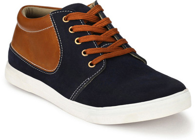 

Footlodge Synthetic Leather Sneakers Sneakers For Men(Navy