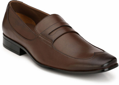 

Footlodge Office wear Formal Shoes Slip On For Men(Brown