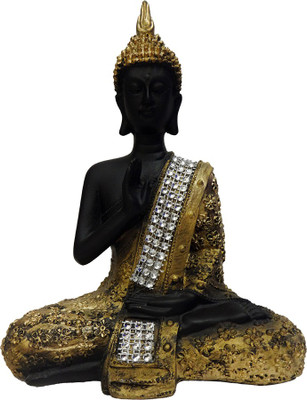 

FABZONE Antique Finish Lord Buddha Statue God Gautam Buddh Sculputer Handicraft Idol Diwali Decorative Spiritual Puja Vastu Showpiece Figurine - Religious Pooja Gift Item & Murti for Mandir / Temple / Home / Office Decorative Showpiece - 18 cm(Polyresin, 
