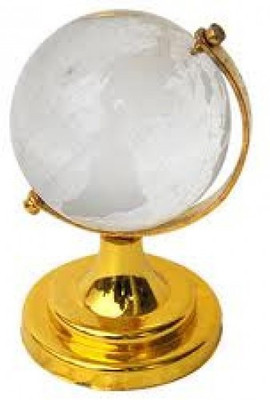 

zelator zelator crystal globe6cm Decorative Showpiece - 6 cm(Crystal, Clear)