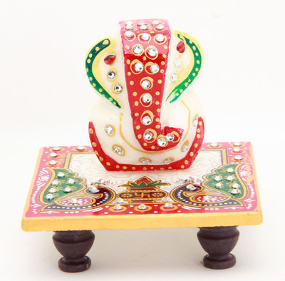

Shining Wings Marble All Purpose Chowki(Multicolor)
