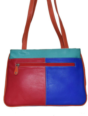 

Shankar Produce Women Casual Multicolor Genuine Leather Shoulder Bag