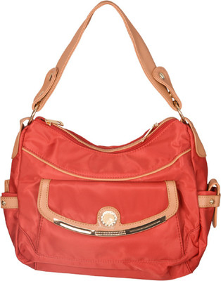 

DECOHOME Women Casual Orange PU Shoulder Bag