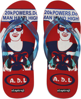 

Claptrap Flip Flops, Red