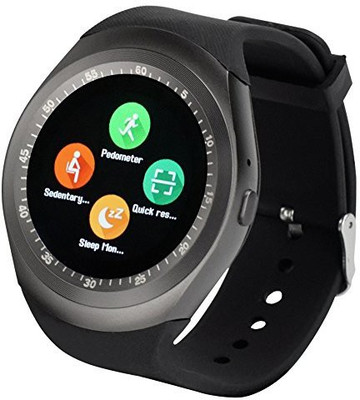 

ESTAR Presenting Bluetooth Smartwatch With Sim-Card Support for Samsung C3300K Champ Black Smartwatch(Black Strap Free Size)